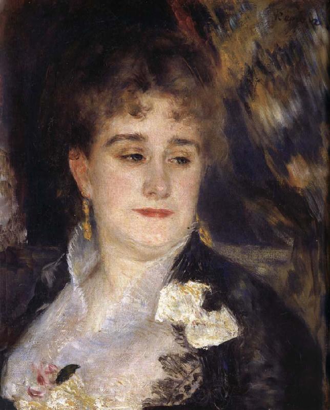 Pierre Renoir First Portrait of Madame Georges Charpentier